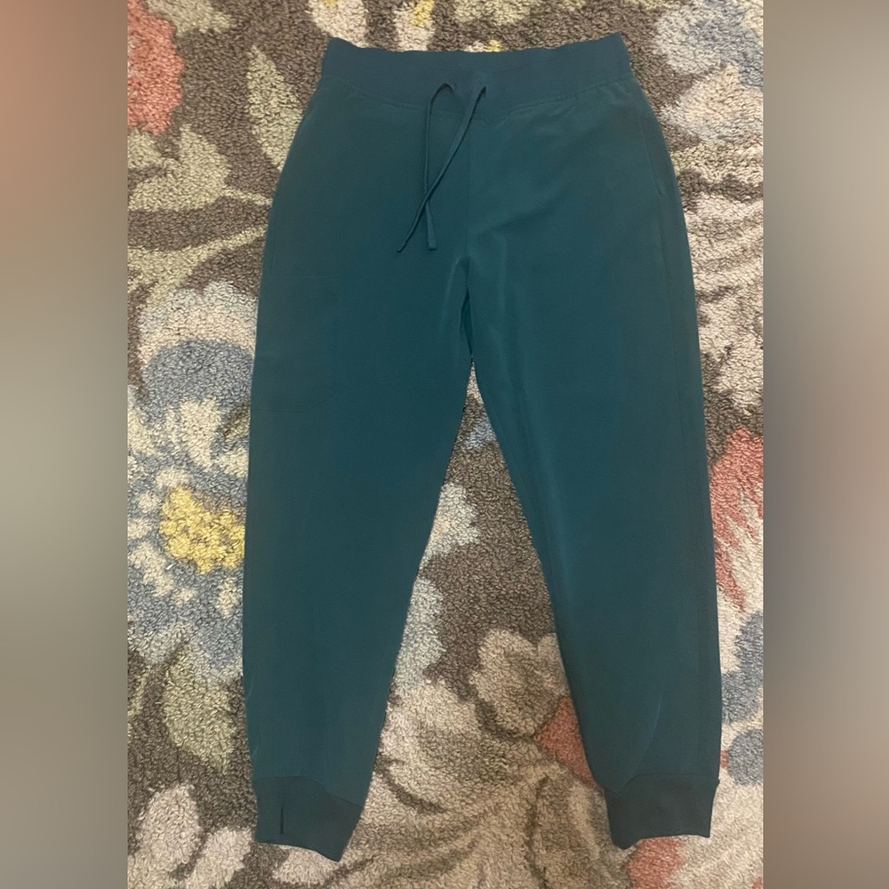 Mandala High Waisted Joggers Caribbean Blue